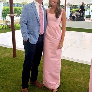 Lulakate Pink Bricesmaid Dress- Beckett Bodice Peony Pink